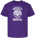 Load image into Gallery viewer, An Old Man with a Bowling Ball Children's Gildan Soft Shirt