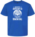Load image into Gallery viewer, An Old Man with a Bowling Ball Children's Gildan Soft Shirt