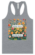 Load image into Gallery viewer, Grow Freely, Bloom Wildly Women's Racerback Tank