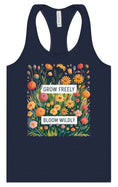 Load image into Gallery viewer, Grow Freely, Bloom Wildly Women's Racerback Tank