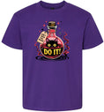 Load image into Gallery viewer, Black Cat Says Do It Children's Gildan Soft Shirt
