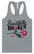 Load image into Gallery viewer, Beautifully Broken Women's Racerback Tank