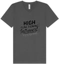 Load image into Gallery viewer, High Functioning Introvert Unisex V-Neck Shirt