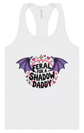 Load image into Gallery viewer, Feral for a Shadow Daddy Women's Racerback Tank