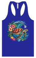 Load image into Gallery viewer, Sea Turtle in the Waves Women's Racerback Tank