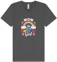 Load image into Gallery viewer, Mom of the Birthday Girl Unisex V-Neck Shirt