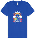 Load image into Gallery viewer, Mom of the Birthday Girl Unisex V-Neck Shirt