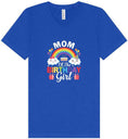 Load image into Gallery viewer, Mom of the Birthday Girl Unisex V-Neck Shirt