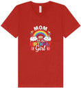 Load image into Gallery viewer, Mom of the Birthday Girl Unisex V-Neck Shirt