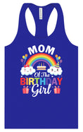 Load image into Gallery viewer, Mom of the Birthday Girl Women's Racerback Tank