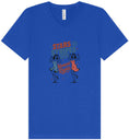 Load image into Gallery viewer, Stars, Stripes, and Women's Rights Unisex V-Neck Shirt