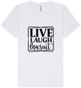 Load image into Gallery viewer, Live Laugh Lawsuit Unisex V-Neck Shirt