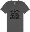 Load image into Gallery viewer, This is What an Awesome Lawyer Looks Like Unisex V-Neck Shirt