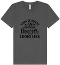Load image into Gallery viewer, This is What an Awesome Lawyer Looks Like Unisex V-Neck Shirt