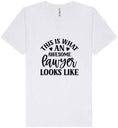 Load image into Gallery viewer, This is What an Awesome Lawyer Looks Like Unisex V-Neck Shirt