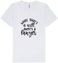 Load image into Gallery viewer, Where There's a Will, There's a Lawyer Unisex V-Neck Shirt