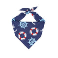 Load image into Gallery viewer, Nautical Bandana | Summer Bandana | Beach Bandana | Boating Bandana - Southlake Paws