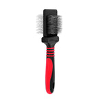 Mini Dematting Extra Firm Red Slicker Brush by Dog Fashion Spa