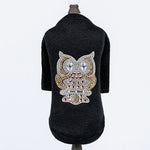 Night Owl Dog Sweater Black