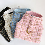 Chantel Tweed Dog Harness Blue