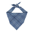 Load image into Gallery viewer, Flannel Dog Bandana, Plaid Bandana, Fall Bandana, High Quality Fabric, Blue - Southlake Paws