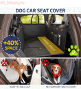 Load image into Gallery viewer, Large Seat Guard Waterproof Back Seat Extended Cover With Mesh Window Storage Pockets - Southlake Paws