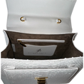 Load image into Gallery viewer, Cosmo Horse Handle Handbag In Iridescent White Python