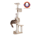 Load image into Gallery viewer, Armarkat Press Wood Cat Tree A7463 - 74-Inch - Beige