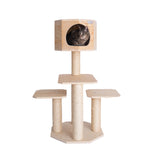Armarkat Premium S4203 Scots Pine Solid Wood Cat Tree 46
