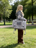 Load image into Gallery viewer, Mr. Peanut's Monterey Series Airline Compliant Horizontal Backpack Pet Carrier - Southlake Paws