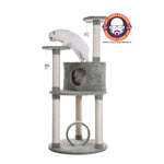 Armarkat Multi-Level Cat Condo Furniture Sisal Covered Scratcher 60