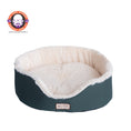 Load image into Gallery viewer, Armarkat Cat Bed - Green/Ivory