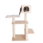Armarkat Premium Scots Pine Solid Wood Cat Tree 50