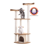 Armarkat Ultra Thick Faux Fur Cat Scratching Furniture For Cats Play Chocolate A6402