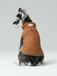 Load image into Gallery viewer, Reversible Dog Vest Jacket - Orange Grey