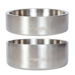 Wrangler® Double‑Walled Stainless Steel Bowl – Silver