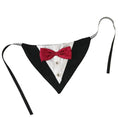 Load image into Gallery viewer, 2-Button Tuxedo & Bow Tie Dog Bandana