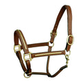 Load image into Gallery viewer, ExionPro Clincher Leather Halter - Brass Hardware