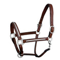 Load image into Gallery viewer, ExionPro Clincher Leather Halter - Brass Nickel Hardware