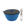 Load image into Gallery viewer, Mr. Peanut's 30oz Collapsible Silicone Camping Bowl with Lid & Foldable Fork