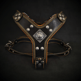 Load image into Gallery viewer, The ''Eros'' harness Black & Orange Small to Medium Size