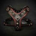 Load image into Gallery viewer, The ''Eros'' harness Black & Red Small to Medium Size