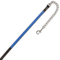 Load image into Gallery viewer, ExionPro Duo-Tone Leather Lead with Chain - Blue