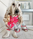 Load image into Gallery viewer, Christmas Bandana | Holiday Bandana | Red Flannel | Winter Bandana