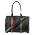 Load image into Gallery viewer, Duffel - Black with Stripe