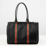 Duffel - Black with Stripe