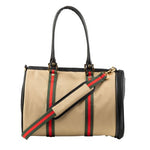 Duffel - Khaki with Stripe