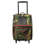 RIO Camo with Stripe Rolling Carrier 3 in 1 carrier! Airline Approved Carrier, Back Pack, and Car Seat!!