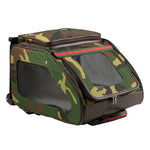 RIO Camo with Stripe Rolling Carrier 3 in 1 carrier! Airline Approved Carrier, Back Pack, and Car Seat!!
