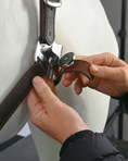 Load image into Gallery viewer, Magna Halter ™ in Black With Leather Breakaway